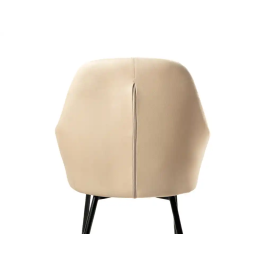 Q-connect Silla Confidente Marrón Arena Base Metálica Altura Máx 820 mm Anchura 570 mm Profundidad 580 mm Tela