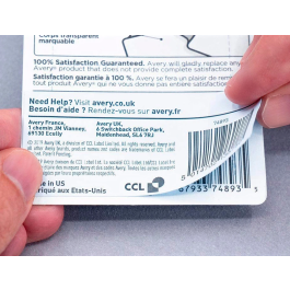 Avery Etiqueta Adhesiva Cubriente Permanente para Impresora Laser Blanca 63,5 x 38,1 mm Caja 525 Unidades