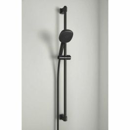 Grohe 269302431 Set de Ducha Vitalio Comfort 110 con Rociador 2 Chorros, Barra 90 cm, Flexo, Ahorro Agua, Negro Mate