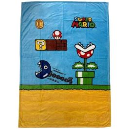 Mario Bros MAR3700891706391 Manta Sherpa Vintage - Diseño icónico de Mario Bros - 100 x 150 cm Precio: 34.50000037. SKU: B1DMSKWEFT