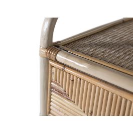Giner y Colomer Mesita de Noche Rattan Natural 65x50x40 cm Sin Montaje