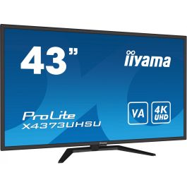 IIYAMA X4373UHSU-B1 Monitor 42.5" (108cm) 4K Ultra HD VA, 3ms, HDR, DisplayPort, 2x HDMI, USB Hub Negro Precio: 611.95000042. SKU: B17JGK7RKR