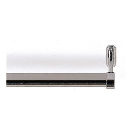 Cintacor - Stor Planet Soporte Armario Terminal Ovalado Cromado 2 Unidades 2,5 x 1,5 cm Acabado Brillo