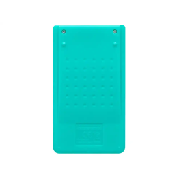 Liderpapel xf13 Calculadora de Bolsillo 8 Dígitos Solar y Pila 115x65x8 mm Color Verde