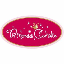 PRINCESS CORALIE Cabeza de peinado y maquillaje con accesorios - 25 cm