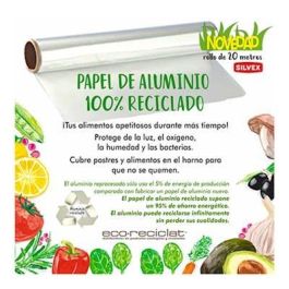 SILVEX Papel de Aluminio Cocina 100% Reciclado Rollo 20M Precio: 6.89000015. SKU: B149ZB2Y7P