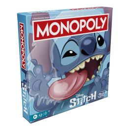 Monopoly G0388 Juego de Mesa Edición Disney Stitch Español Portugués +8 Años