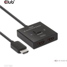 Club 3D CSV-1384 Switch HDMI 2-in-1 Bidireccional 8K60Hz/4K120Hz UHD Negro