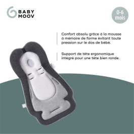 Babymoov Cosymorpho Smokey - Cojín Reductor de Cuna Bebé con Reposacabezas Ergonómico Anti-Plagiocefalia Transpirable