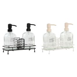 Dosificador Basicos DKD Home Decor Negro Blanco 11 x 22 x 23 cm Set de 3 (4 Unidades) Precio: 40.94999975. SKU: B1AEYAVVS5