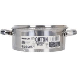 Cacerola de Acero Inoxidable Quttin 24 cm 4L con Tapa (4 Unidades) Cacerola de Acero Inoxidable Quttin 24 cm 4L con Tapa (4 Unidades)