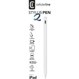 Cellularline Stylus Pen para iPad con Sujeción Magnética y Sensibilidad a la Inclinación, Color Blanco Precio: 52.5000003. SKU: B1HXV8FZQB