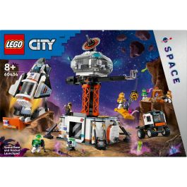 Lego City Base Espacial Y Plataforma de Lanzamiento 60434 - Set de Exploración Espacial con Nave, 6 Minifiguras y Robot
