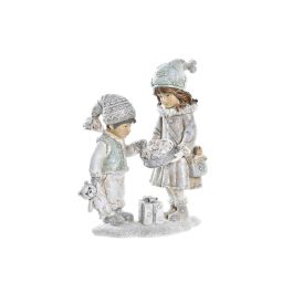 Figura Navidad Moderna DKD Home Decor Gris Blanco 8 x 19 x 15.5 cm Precio: 14.99690698. SKU: B16AKGGG2A