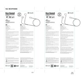 muvit for change auriculares estéreo E58 Tipo C negros