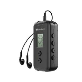 Sandberg Radio FM de Bolsillo para Pila AAA, Compacta, Auriculares Incluidos, para Emergencias y Actividades al Aire Libre
