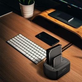 AISENS - ESTACION DE DOCKING DE DOBLE BAHIA ASDS-D03B SATA 2.5/3.5 A USB 3.0/3.1 GEN1, CLONE, BLANCA AISENS - ESTACION DE DOCKING DE DOBLE BAHIA ASDS-D03B SATA 2.5/3.5 A USB 3.0/3.1 GEN1, CLONE, BLANCA