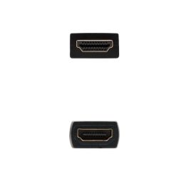Nanocable 10.15.1013 Cable Alargador HDMI v2.0 Macho-Hembra 3m Negro 4K 60Hz HDR 18Gbps, Conectores Bañados en Oro