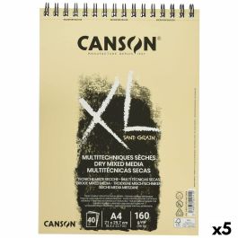 Bloc de dibujo Canson XL Sand Natural A4 5 Unidades 40 Hojas 160 g/m2 Precio: 32.58999952. SKU: S8423503