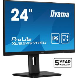 iiyama XUB2497HSU-B2 Monitor 24" FHD IPS 1ms 100Hz (1920x1080) con USB-Hub, HDMI, DP, Altavoces y Pivot Negro Precio: 166.98999944. SKU: B1DDM788JD