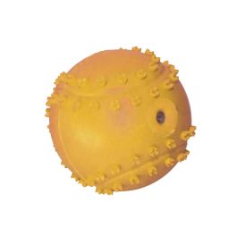 Gloria Pelota Juguete para Perro con Sonido, de Goma Duradera para Morder y Lanzar, Diseño Tipo Béisbol, 6 cm