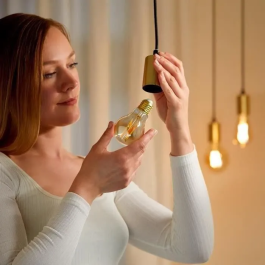 Wiz Bombilla Vintage Conectada Blanca Variable E27 50W