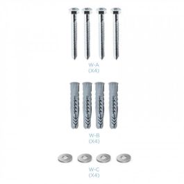 Tooq Soporte de Pared TV LP6270TN-B para Pantallas de 37 a 70 Pulgadas, VESA 200x200 a 600x400, Inclinación y Giro Ajustable, Compatible con Curvas, Negro