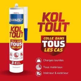 Cyanolit CYA3279580017440 Pegamento Fijador y Sellador de Cristal Transparente 290 ml Fuerte y Flexible