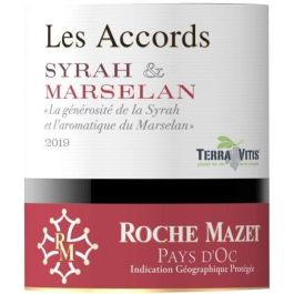 Los acuerdos de Roche Mazet Syrah & Marselan 2019 Pays d'Oc - vino tinto Languedoc