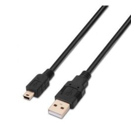 Aisens Cable USB 2.0 Tipo A-M a Mini B-M Negro 1.0M Precio: 0.88999977. SKU: B12HVW5G5Y