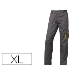 Deltaplus Pantalon de Trabajo Panostyle Gris Verde Talla XL Cintura Ajustable 5 Bolsillos 65% Poliester 35% Algodon Precio: 31.50000018. SKU: B1JKB4D46P