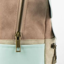 Cerdá The Mandalorian Grogu - Mochila Casual de Polipiel Beige 22 x 24 x 11.5 cm