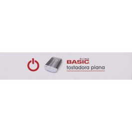 Basic Home Tostadora Plana 560W, 36x26x9.3 cm (4 Unidades)