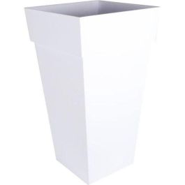 Maceta toscana EDA XXL - Cuadrada - 43.3 x 43.3 x H 80 cm - 98 L - Blanco Precio: 58.88999941. SKU: B1GARKJKRQ