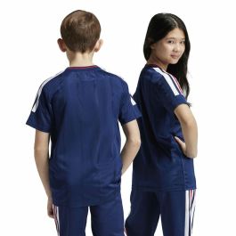 Camiseta de Manga Corta Unisex Adidas Tiro Nations Pack Azul