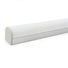 Greenice Perfil Aluminio Curvado LLE-ALP027 para Tira LED Techo/Colgante con Difusor Opal x 2M
