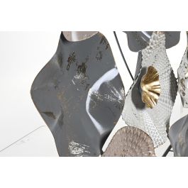 DKD Home Decor Decoracion Pared Blanco Gris 80 x 80 x 7 cm