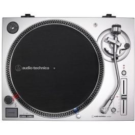 Audio-Technica AT-LP120X Tocadiscos de Tracción Directa, color plata