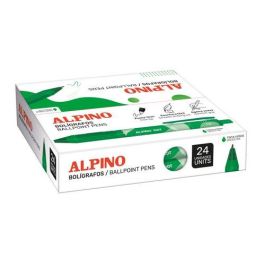 Boligrafo Alpino Dot Unicolor 1Mm  Verde Caja De 24 6 unidades Precio: 73.78999991. SKU: B1J8VRLQGJ