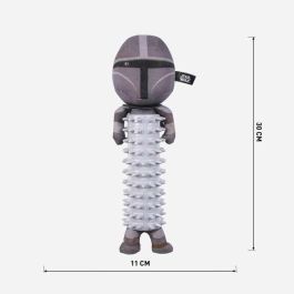 Cerdá Juguete Mordedor para Perro The Mandalorian, en Color Gris, con Medidas de 9x28x9 cm Cerdá Juguete Mordedor para Perro The Mandalorian, en Color Gris, con Medidas de 9x28x9 cm