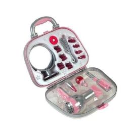 Klein Estuche de Peluquería Infantil Braun - Secador de Pelo Electrónico con Sonidos, Accesorios: Cepillo, Peine, Espejo y Joyería para Niñas 3+ Años Klein Estuche de Peluquería Infantil Braun - Secador de Pelo Electrónico con Sonidos, Accesorios: Cepillo, Peine, Espejo y Joyería para Niñas 3+ Años