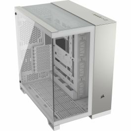 CORSAIR CC-9011285-WW Caja PC Torre Media 6500X, Aluminio Blanco/Gris Satinado