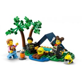 LEGO 60412 City Camión Bomberos 4x4 con Barco Rescate para niños de 5+ años - 301 piezas
