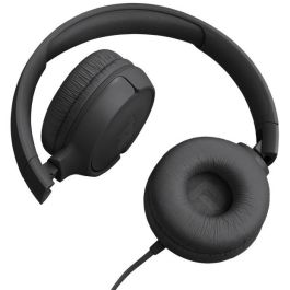 JBL Tune 520C Auriculares On-Ear con Cable USB-C, Diadema Plegable, Supraaurales, Micrófono Integrado, Negro