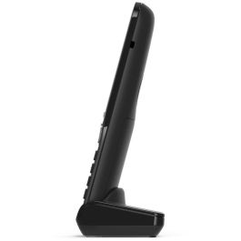 Gigaset COMFORT 550A Teléfono Inalámbrico Trio Negro con Contestador Automático y Altavoz, 200 Contactos