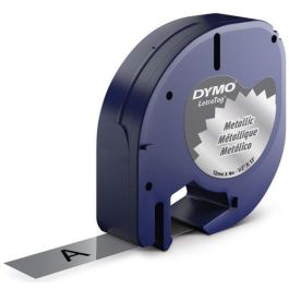 Dymo 91208 Cinta Negra - Plata Metalizada 12 mmx4M, Plástico para Rotuladora Letratag Precio: 8.49999953. SKU: BIXS0721730