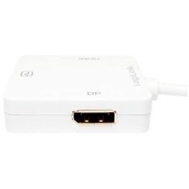 LogiLink CV0045A Adaptador Mini DisplayPort a HDMI DVI DisplayPort Blanco 1080p