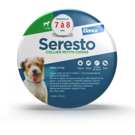 Seresto Collar Antiparasitario Control de Plagas para Perros Pequeños (hasta 8 kg) - 7 a 8 Meses de Protección Precio: 49.58999991. SKU: B1DP9WV35S
