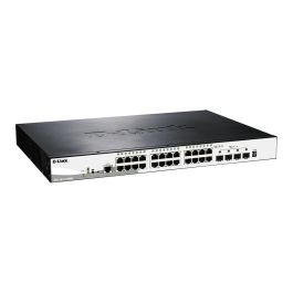 D-Link Switch Gestionado L2/L3 DGS-1510-28XMP, 28 Puertos Gigabit Ethernet, 4 Puertos SFP+, PoE 370W