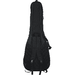 Gator Funda Doble para Guitarra Acústica y Eléctrica Nylon 4G Negra, 109 cm de largo, protección de espuma, 2 kg